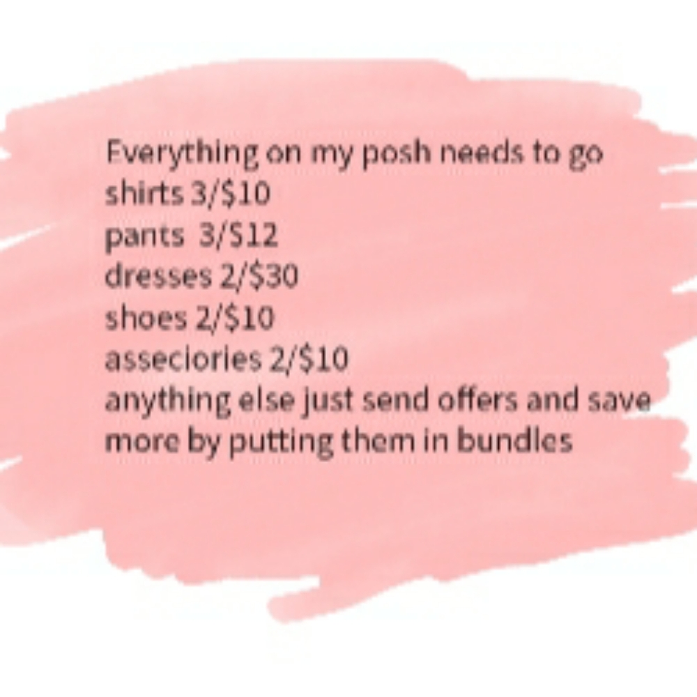 Everything needs to go send offers